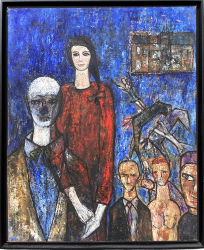 Jean SANGLAR (1926-1996)
Les mariés - 1958
Huile...