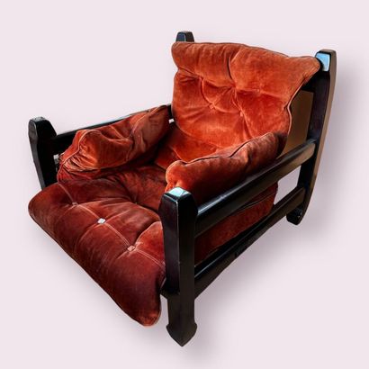 Luciano FRIGERIO (1928-1999)
Fauteuil de...