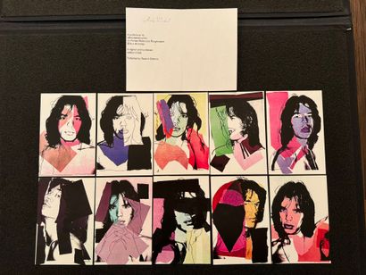 Andy WARHOL (1928-1987), d'après
Mick Jagger...