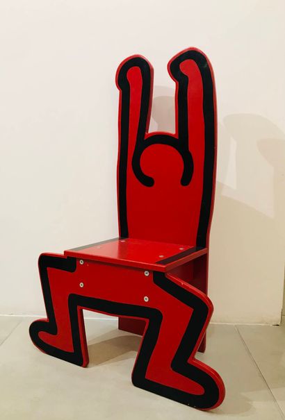 Keith HARING (1958-1990), d'après
Chaise...