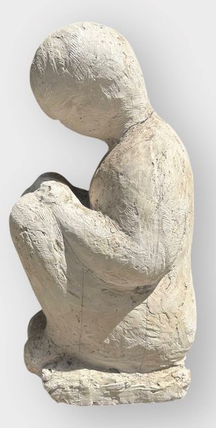 Plaster figure 
Contemporary work 
H: 69...