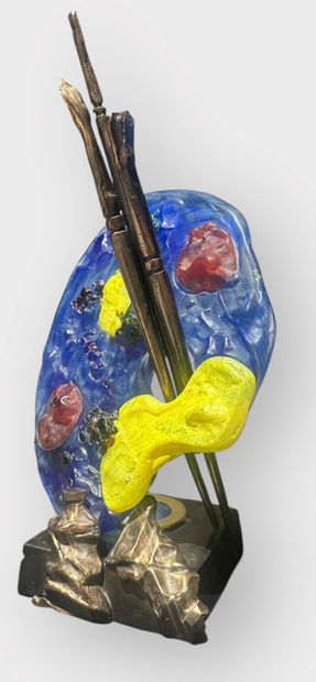 Yves LOHE (1947)
Palette de peinture