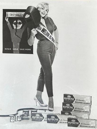 Portraits of six Miss Welders from the 1950s...