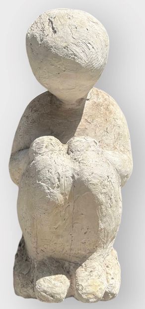 Plaster figure 
Contemporary work 
H: 69...