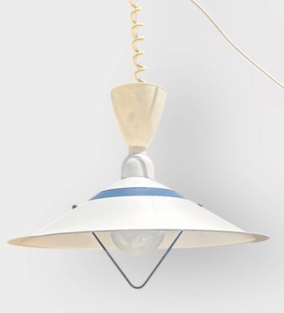 HAPPY LIGHT
Suspension saucer in white-lacquered...