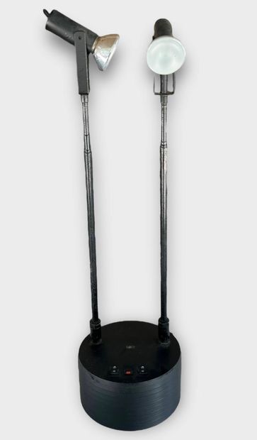 LUXO
Black metal desk lamp with two adjustable...