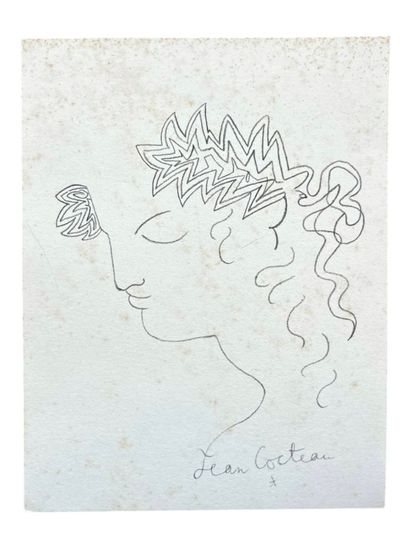Jean COCTEAU (1889-1963), after
Man with...