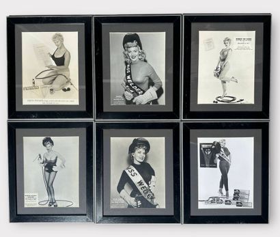 Portraits of six Miss Welders from the 1950s...