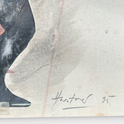 Claude HASTAIRE (1946-2020)
Abstract compositions...