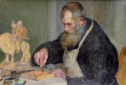 TROFIMOV (XX)

Graveur sur bois

Huile sur...