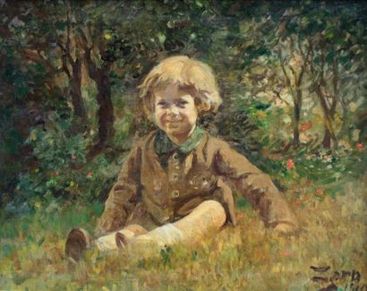 Anders Leonard ZORN (1860-1920) 

Jeune garçon...
