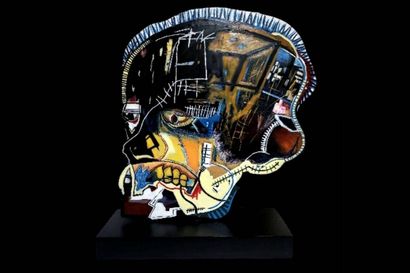 J.M. BASQUIAT (1960-1988), after
The Skull
Tribute...