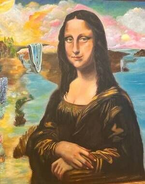 SACO Frederic (XX-XXI)
Tribute to Mona Lisa
Oil...