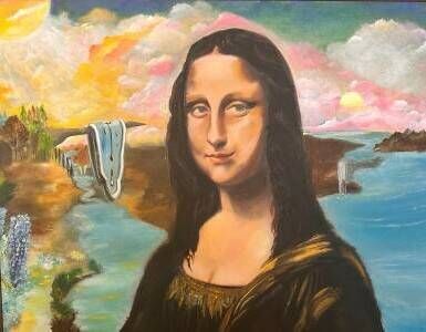 SACO Frederic (XX-XXI)
Tribute to Mona Lisa
Oil...