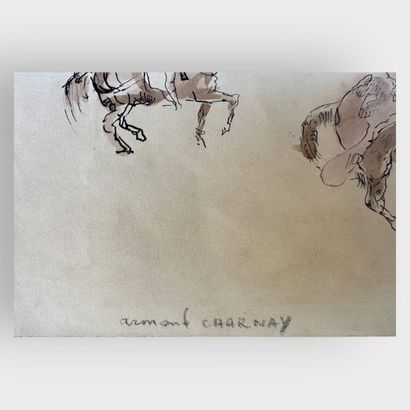 Armand CHARNAY (1844 - 1916)
Horse and rider
Ink...