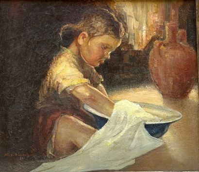 Alexander BARKOFF (1870-1942).
Child at the...