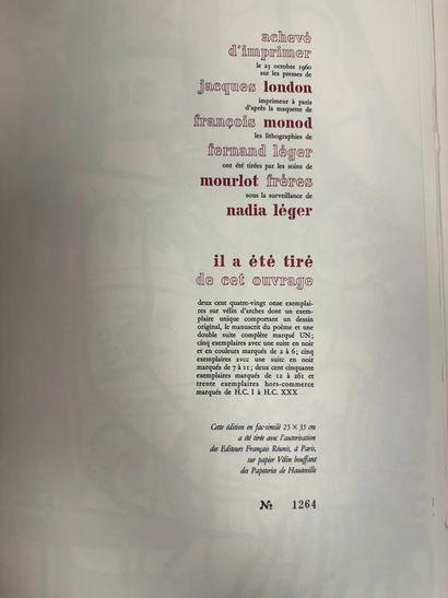 Fernand LEGER (1881-1955), after
Mes voyages
In...