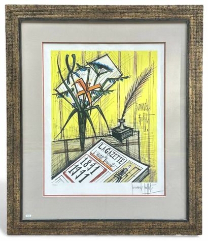 Bernard BUFFET (1928-1999)
La gazette
Lithograph...