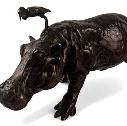 Contemporary work
Hippopotamus
Bronze with...