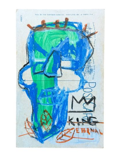 Jean-Michel BASQUIAT (1960-1988), after
Blue...
