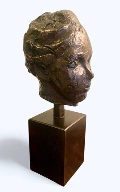 Edgar DEGAS (1834-1917)
Head - Small study...