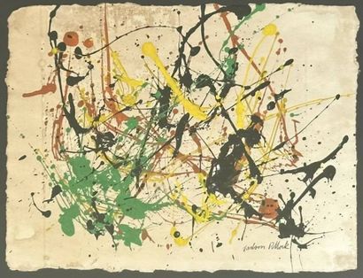 Jackson POLLOCK (1912-1956), after
Abstract...