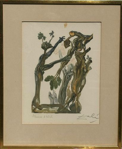 Salvador DALI (1904-1989)
La forêt des suicidés,...