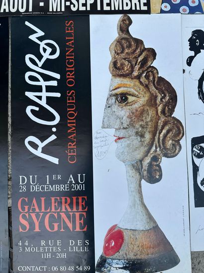 Roger CAPRON (1922-2006) 
Set of 10 posters...
