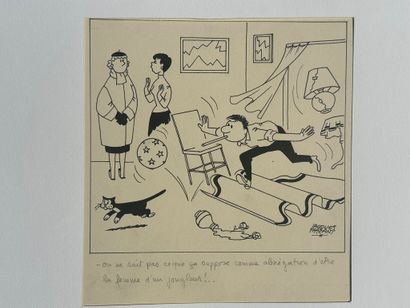 Jacques FAIZANT (1918-2006)
Illustrations
Set...