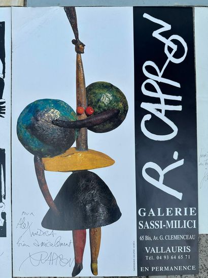 Roger CAPRON (1922-2006) 
Set of 10 posters...