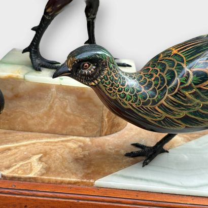 Work from the 1930s
Trio of pheasants
Painted...
