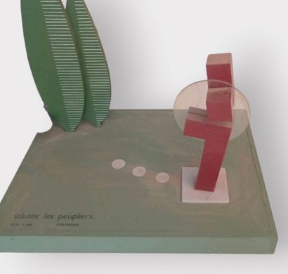 Michel VENTRONE (1936)
Greeting the poplars.
Metal...