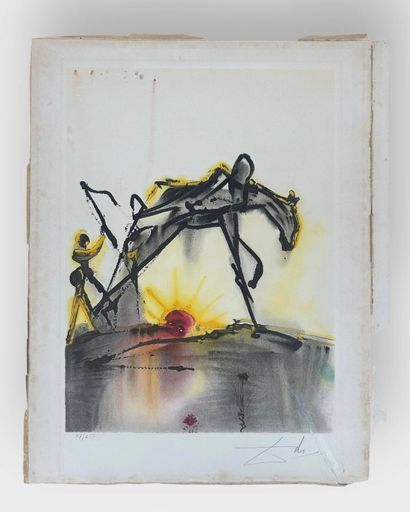 Salvador DALI (1904-1989), d'après 
Le cheval...