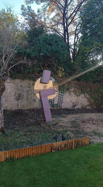 Michel VENTRONE (1936)
Greeting the poplars.
Metal...