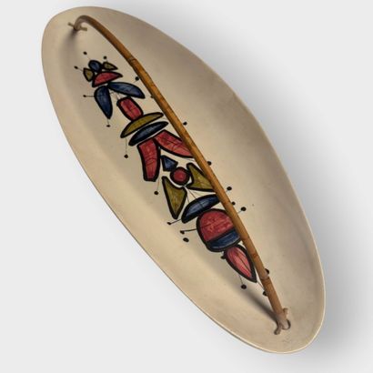 Roger CAPRON (1922-2006)
Polychrome glazed...