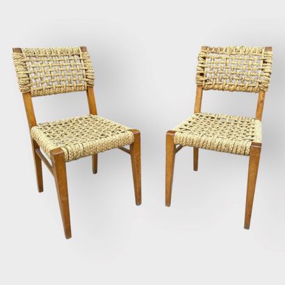 Adrien AUDOUX & Frida MINET (1922-2006)
Pair...