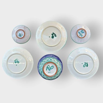 Robert PICAULT (1919-2000)
Set in polychrome...