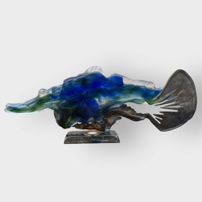 Yves LOHE (1947) et Marius CIESLA
Lampe poisson...