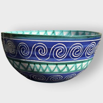 Robert PICAULT (1919-2000)
Large polychrome...