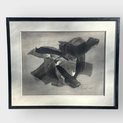 Bill PARKER (1922-2009)
Black abstract composition...