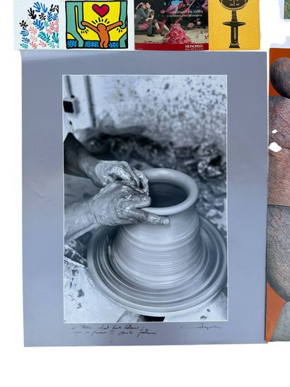 Roger CAPRON (1922-2006) 
Set including :
-Poster...