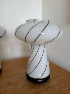 Pair of Murano glass lamps
Circa 1980
27...