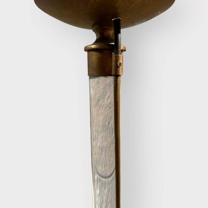 MULTIPLO.
Halogen floor lamp in plexiglass...
