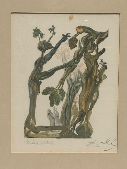 Salvador DALI (1904-1989)
La forêt des suicidés,...