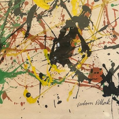 Jackson POLLOCK (1912-1956), after
Abstract...