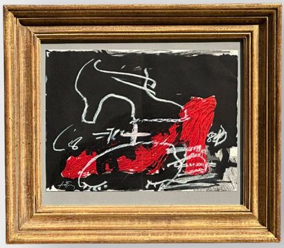 Antoni TAPIES (1923-2012).
Two shoes.
Color...