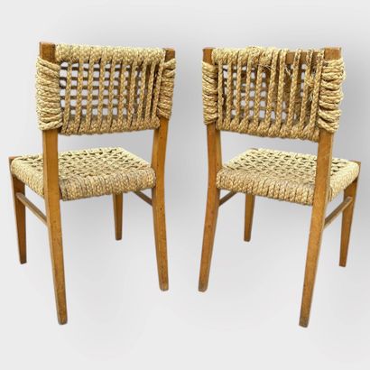 Adrien AUDOUX & Frida MINET (1922-2006)
Pair...