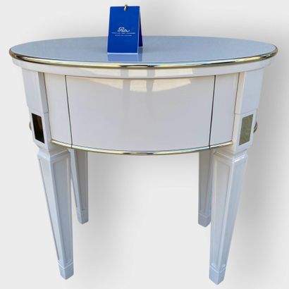 Oval bedside table from the 