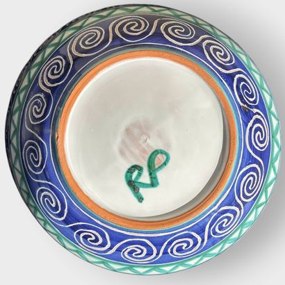Robert PICAULT (1919-2000)
Large polychrome...