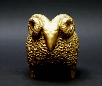 RUCHOS (XXth)
The ram
Bronze with golden...